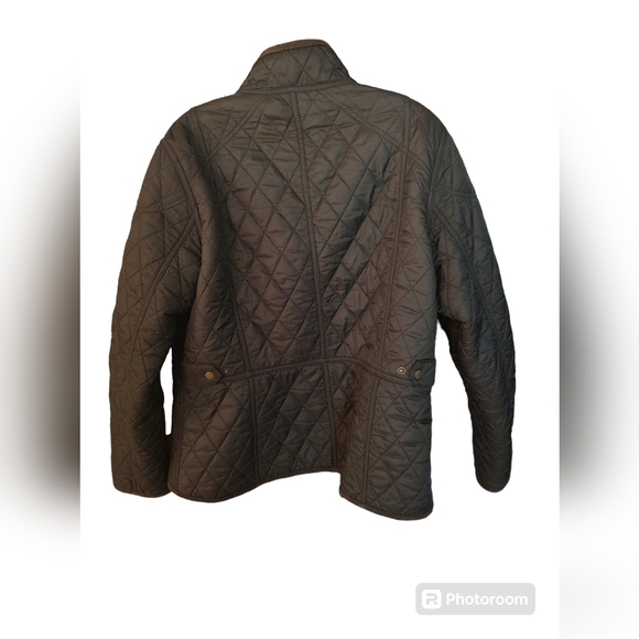 Barbour Quilted Black Ski Jacket - Picture 2 of 2